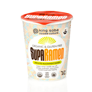 Organic SupaRamen with Sprouted Buckwheat Noodles