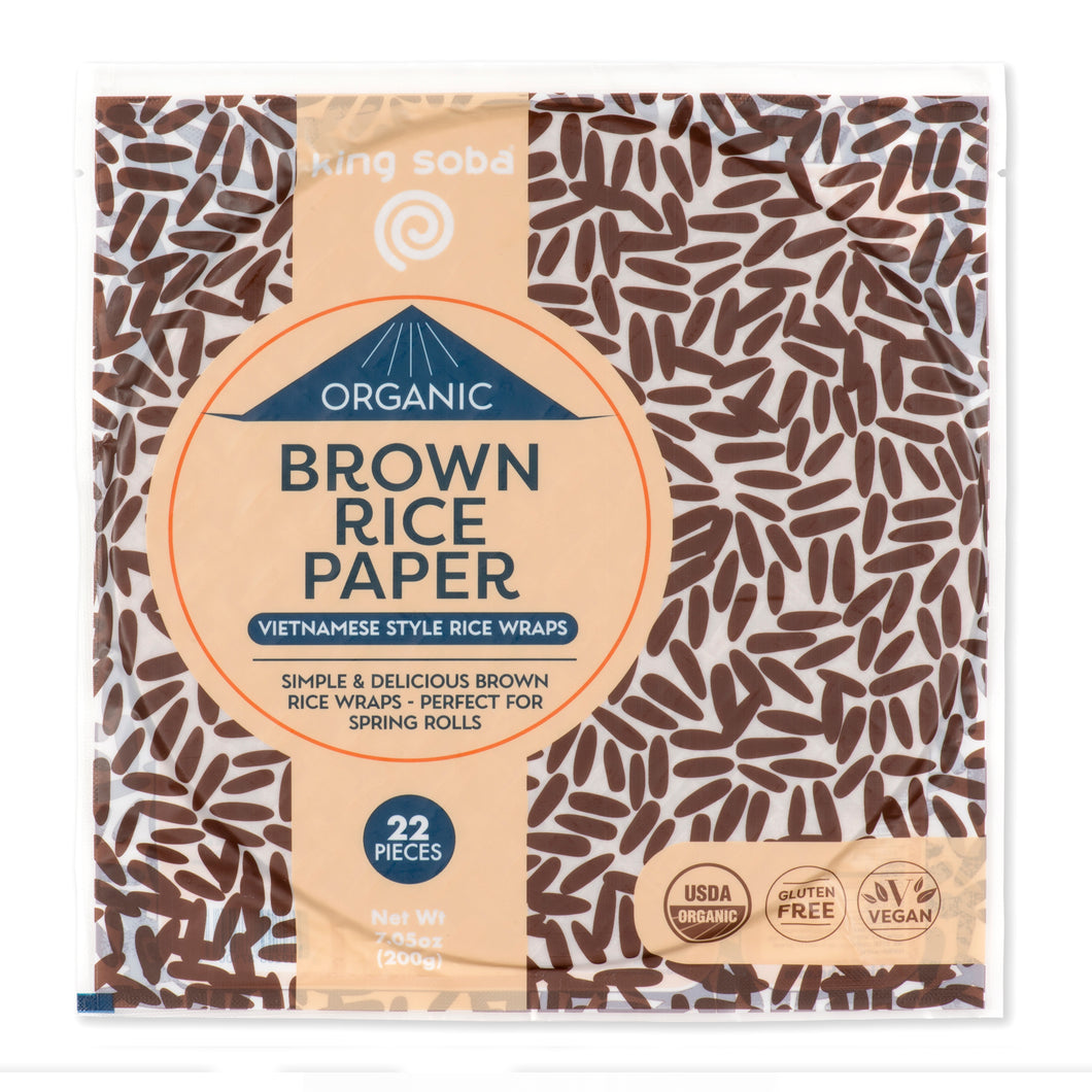 Gat To Nature Brown Rice Paper (Small 6.2 In) Vegan Roll Low Carb Rice Paper For Spring Roll Wrappers Gluten Free Dumpling & Won Ton Wrappers, Favorable To Our Tea